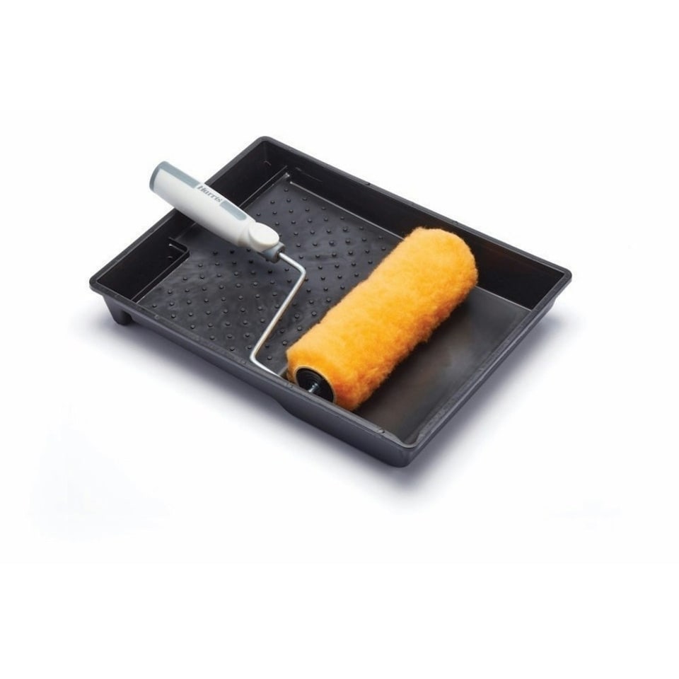 image 1 of Harris Seriously Good Masonry Paint Roller Set - Black/Orange/Grey - One Size