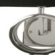 image 4 of Interiors by Premier Wall Lamp with Asymmetric Ring Base Silver