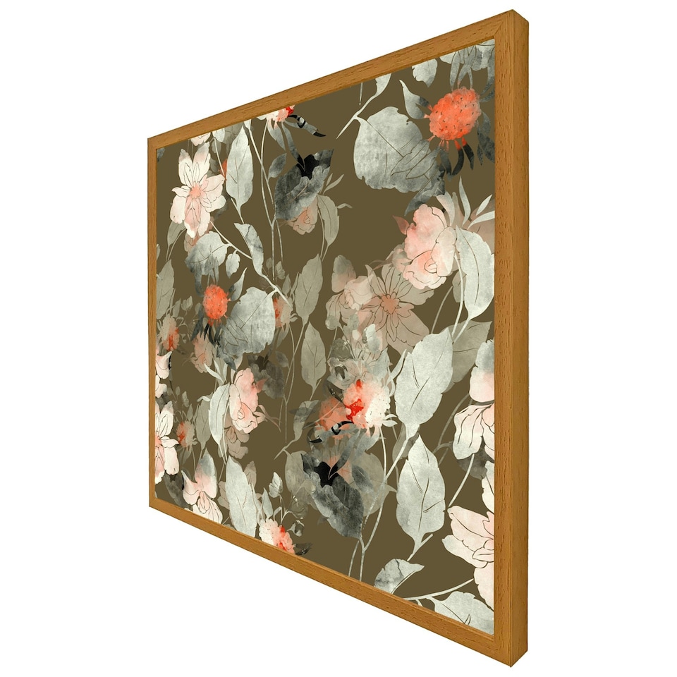 image 1 of Imprint fantastic paint bouquet (Picutre Frame) Brown | Oak | L