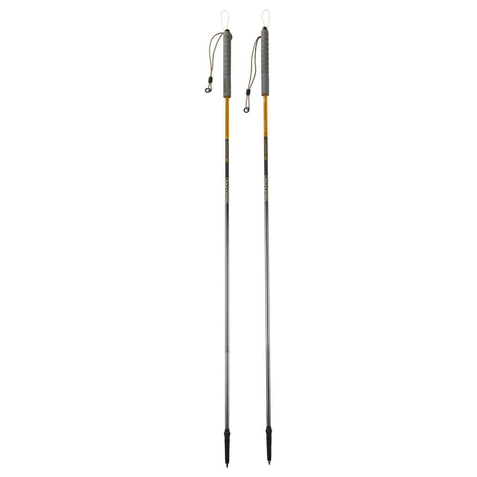 image 1 of Craghoppers Treklite Compact Trekking Poles - Anodised Yellow/Anodised Grey - 65cm