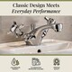 image 3 of Balterley Kingsley Traditional Crosshead Mono Basin Tap & Pop Up Waste