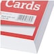 image 2 of Pack of 100 Plain White Record Cards 6x4" (152x101mm)