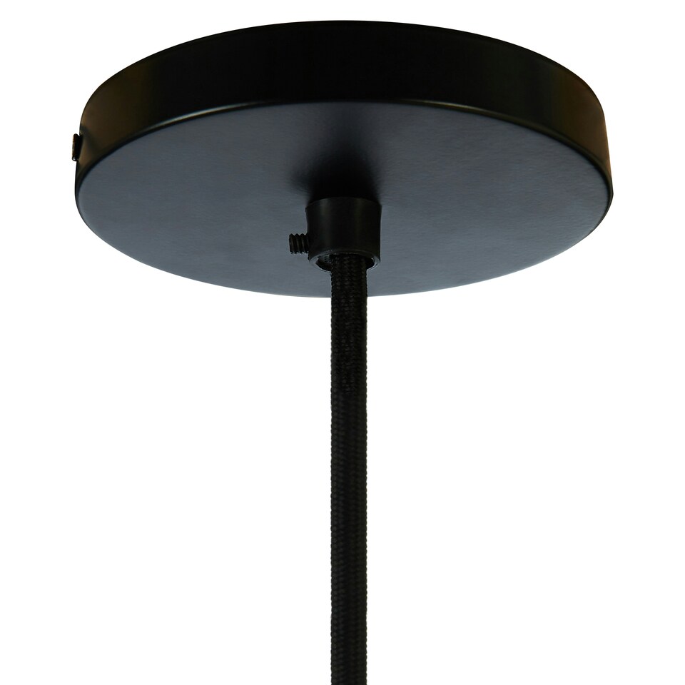 image 1 of Interiors by Premier Large Pendant Light in Black and Copper