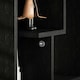 image 6 of HOMCOM 3-Tier Side End Table Open Shelves Storage Magazine Desk Black Black