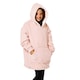 image 1 of Sienna Kids Oversized Hoodie Blanket Soft Sherpa Fleece Blush Pink | Pink | Blush Pink