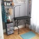 image 2 of Yaheetech 80.5 cm Wide Pet Foldable Grooming Table Black