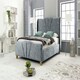 image 3 of Artrek Marble King Bed Frame - Silver