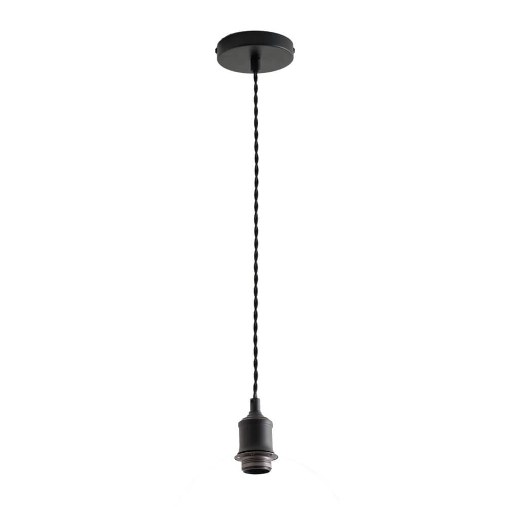ValueLights Shaw Single Adjustable Brass Chrome Gold Black Pendant Ceiling Light