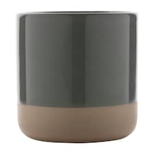 XD Collection Glazed Ceramic 360ml Mug - Grey - One Size