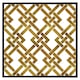 image 2 of Gold geometric chain (Picture Frame) Grey | L