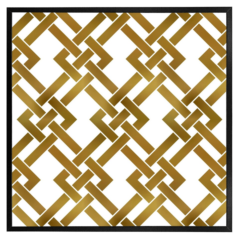 image 1 of Gold geometric chain (Picture Frame) Grey | L