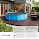 image 2 of Pool Solar Cover to Protect and Warm Round Swimming Pools | Black | black | 1