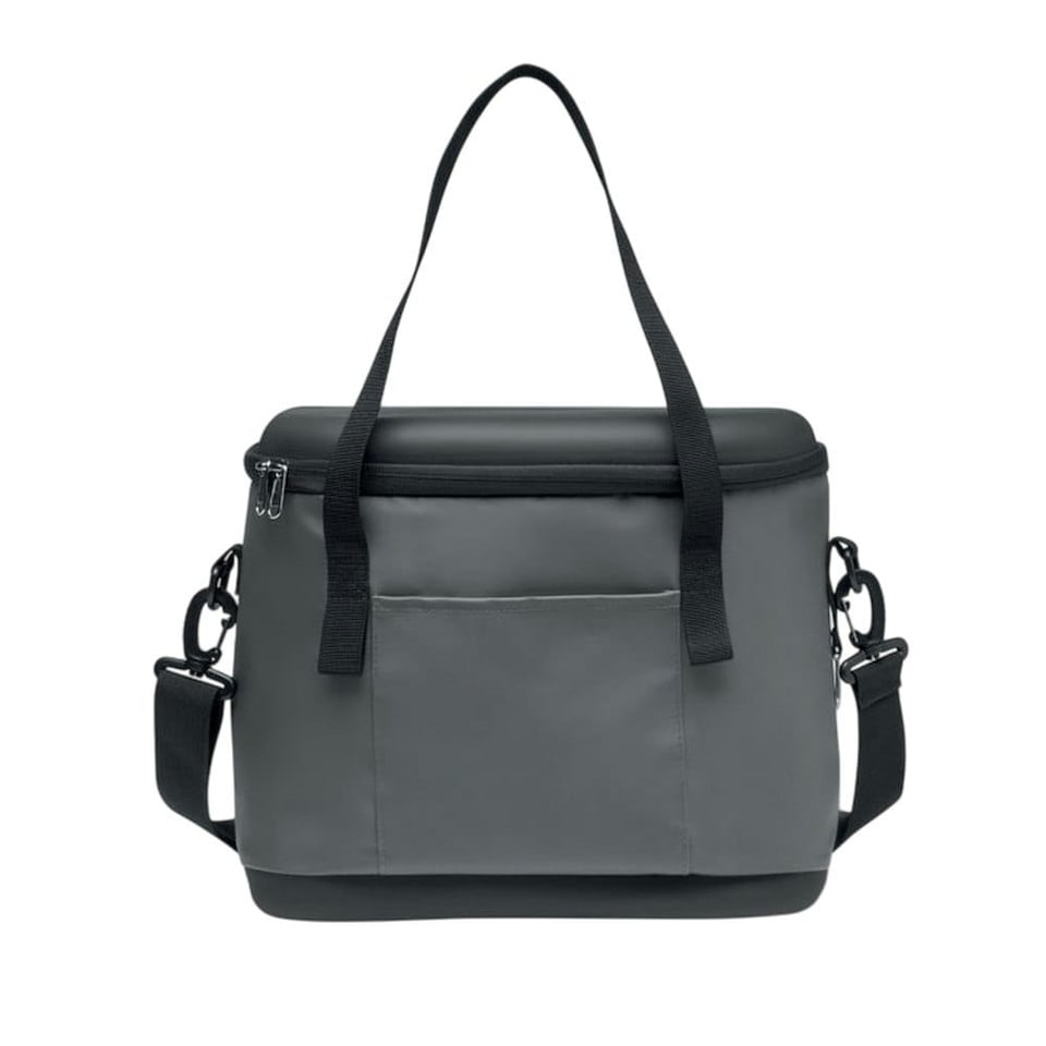 image 1 of MidOcean Coolin 40L Tarpaulin Cooler Bag - Stone Grey/Black - One Size | Grey | One Size