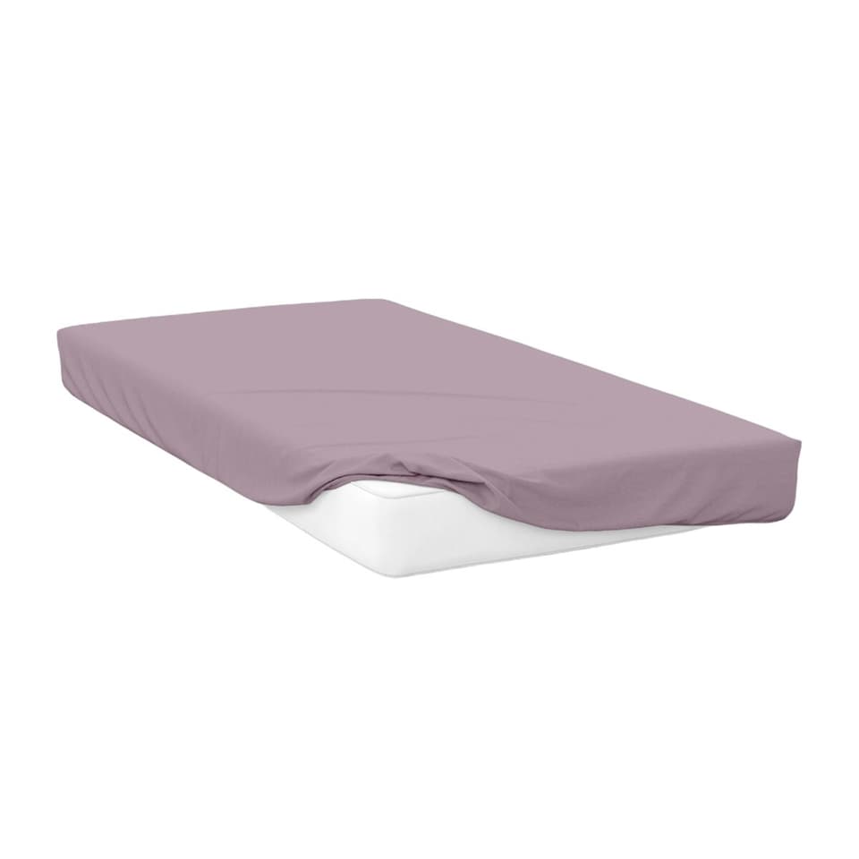 image 1 of Belledorm 400 Thread Count Egyptian Cotton Extra Deep Fitted Sheet - Mulberry - Single