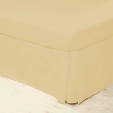 Belledorm Easycare Percale Platform Valance - Honeydew - Double