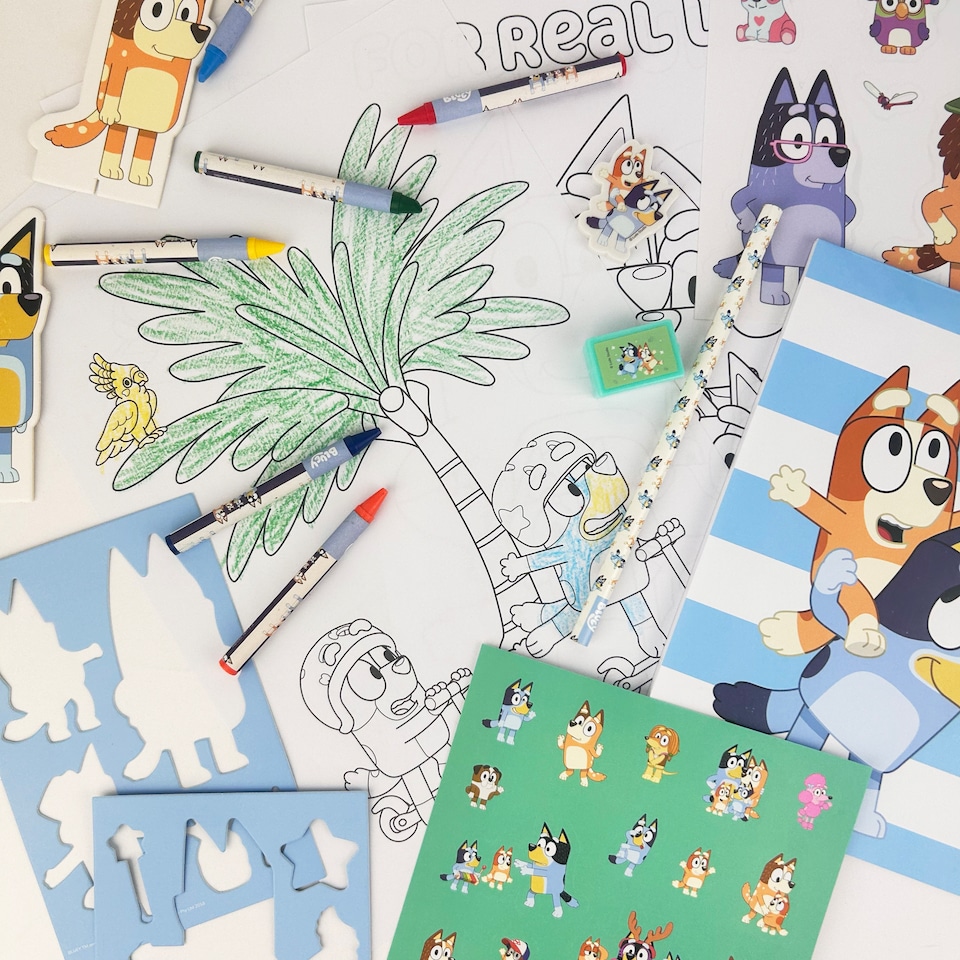 image 1 of Bluey Large Art Set