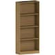 image 1 of Vida Designs Cambridge 4 Tier Large Bookcase Display Storage, Oak