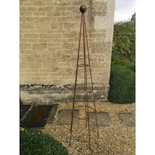 Chelsea Range 6 Feet Hampton Obelisk - L50.8 x W50.8 x H189.2 cm - Bare Metal/Ready to Rust