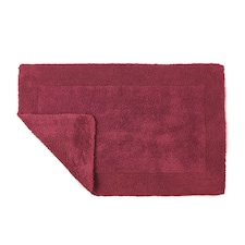 Heavyweight Reversible Bath Mat Rug 53 x 85cm - Beetroot