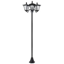Outsunny Outdoor Garden Solar Light with Base Energy-efficient IP44 Dimmable