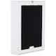 image 8 of HOMCOM Multi-Functional Folding Wall-Mounted Drop-Leaf Table w/Chalkboard Shelf