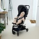image 2 of Clair de Lune Star Fleece Wrap Blanket 0-6 Months - Oatmeal