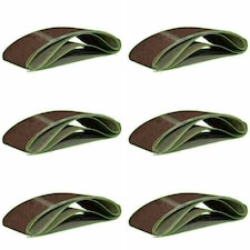 457mm x 75mm Mixed Grit Abrasive Sanding Belts Power File Sander Belt 18 Pack