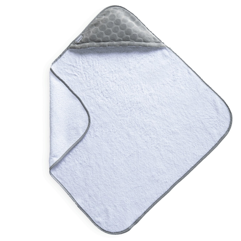 image 1 of Clair de Lune Marshmallow Hooded Towel - Grey