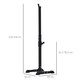 image 5 of HOMCOM Power Rack Weight Stand Bar Barbell Squat Stand Spotter for Home Workout