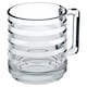 image 2 of 320ml Mugs Modern Clear Glass Tea Coffee Cups Hot Drinks Latte Glasses Set of 6
