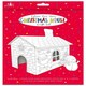 image 1 of Colour Your Own Christmas House Craft Activity Set