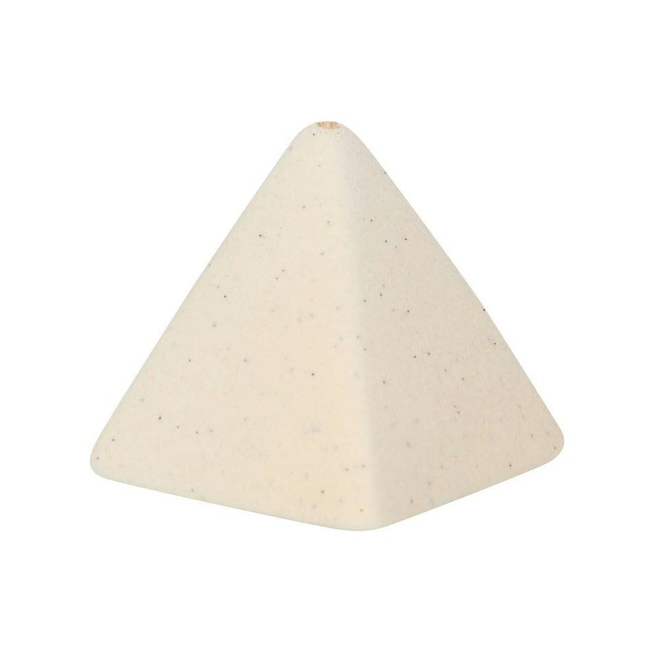 image 1 of Something Different Pyramid Incense Stick Holder - Cream - One Size