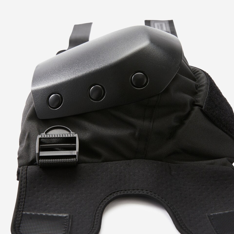 image 1 of Decathlon Adult 3-Piece Skateboarding Protector Set Decathlon Pad500 Black, Size L