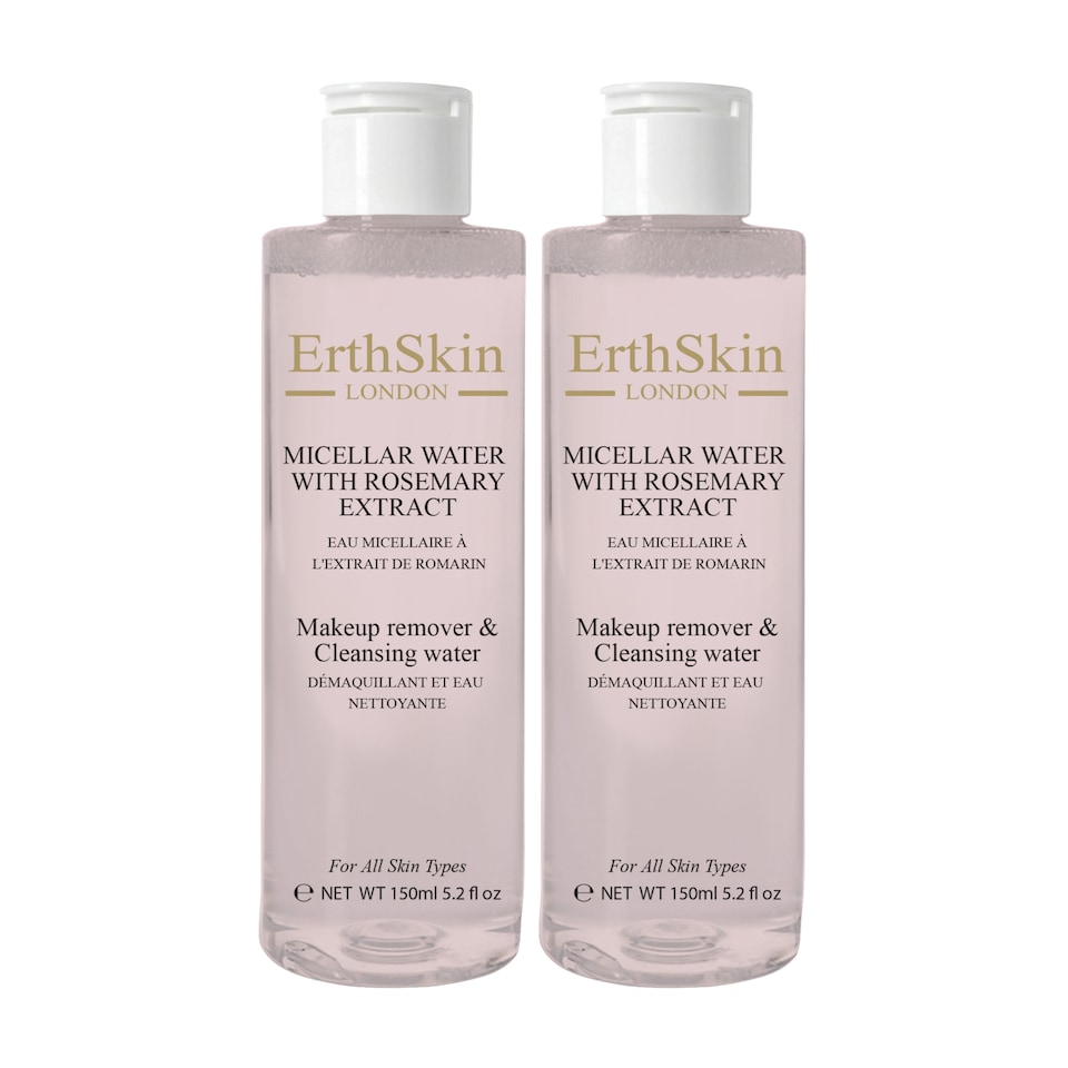 image 1 of 2X Erth Skin London Micellar Water With Rosemary Extract 150ml