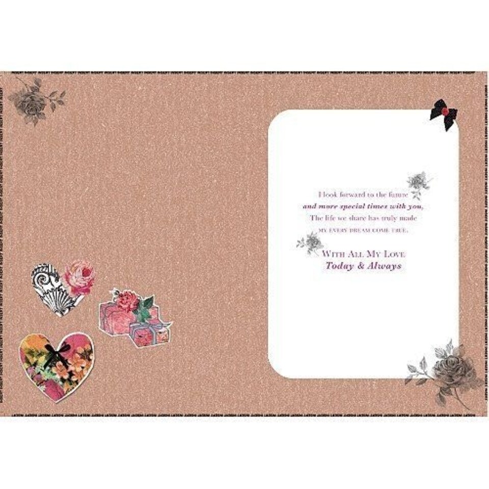 image 1 of Wife Anniversary Nice Verse Quality Greetings Card