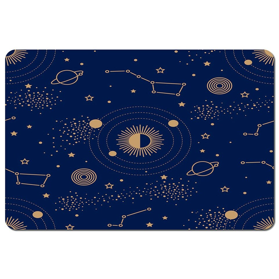 image 1 of magic night sky map (Placemat & Coaster Set)