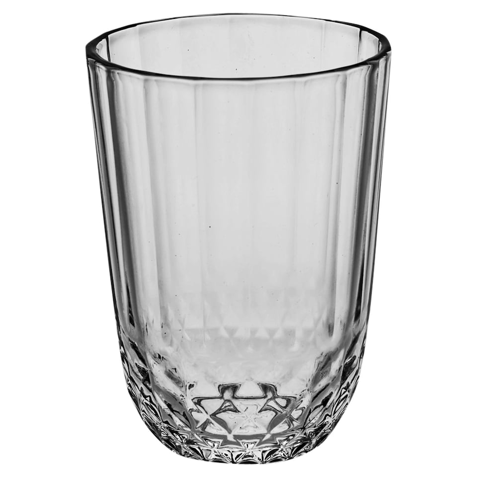 image 1 of Drinking Glasses Cocktail Water Juice Highball Tumblers Set 265ml | Clear | Clear | Set of 6