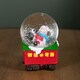 image 8 of 25cm All Aboard Santa's Train Christmas Snow Sphere Decoration
