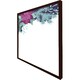 image 3 of Purple & blue flowers (Picture Frame) Brown | Oak | XS