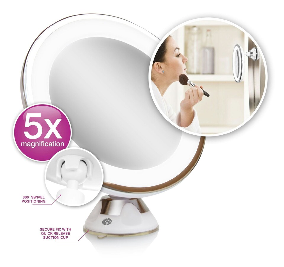 image 1 of Multi-Use LED Illuminated Makeup Mirror