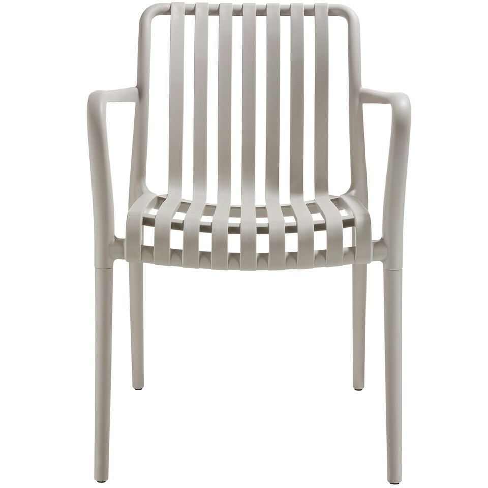 image 1 of Garden Chairs Alcudia - weather-resistant, durable and long-lasting plastic - Set of 6 Brown | Taupe