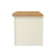 image 3 of Lancaster Blanket Box / Chest in Cream Ash & Oak (Ready Assembled) | Cream | Cream Ash & Oak