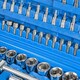 image 3 of 94PC 1/2" & 1/4" SOCKET SET & SCREWDRIVER BIT TORX RATCHET DRIVER CASE TOOL KIT