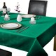 image 1 of Chequers Tablecloth - Forest Green - 127x178cm Green