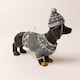 image 4 of Shatchi 20x14cm Dachshund Wiener Figurine Room Aesthetic Cute Dog Shaped Decorative Candle Gifts for Animal Lover, Wax, Black