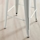 image 3 of Furniturebox 2x Colton 'Tolix' Style White Metal Bar Stools