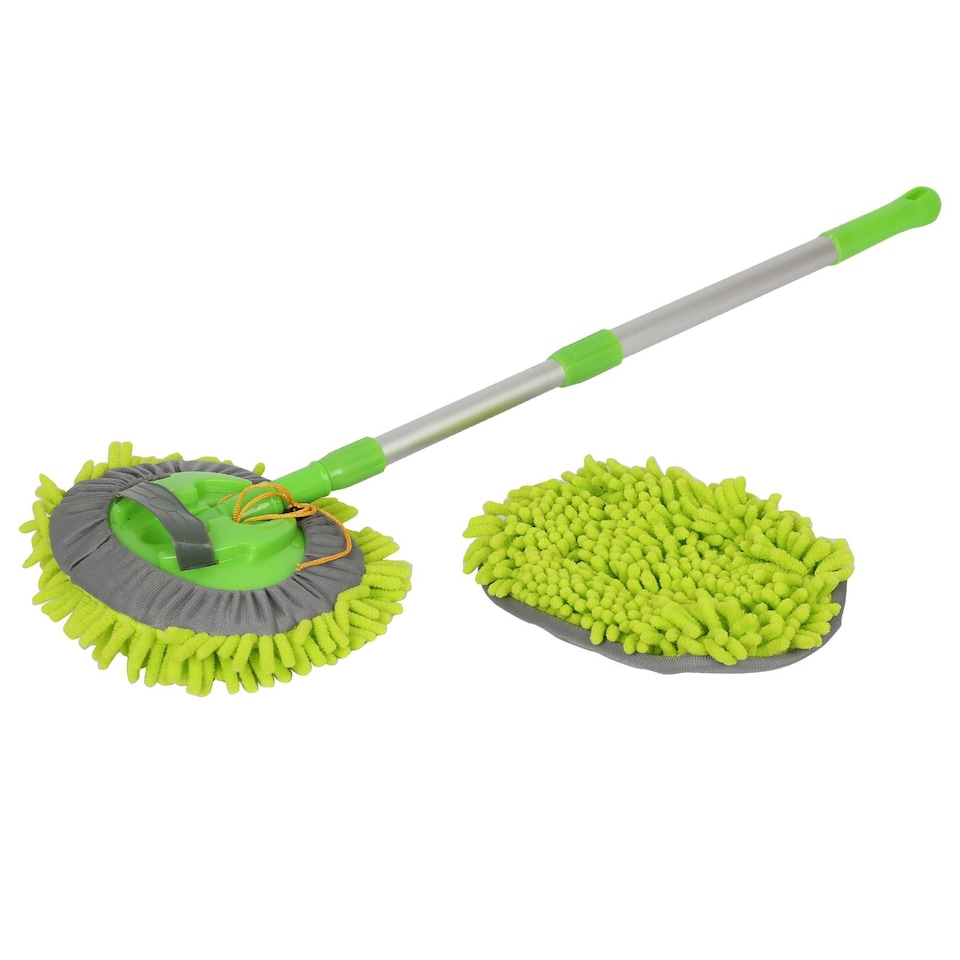 image 1 of Pro User Microfibre Extendable Car Wash Brush - 43" - Green | Green | Green