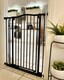 image 6 of Safetots Extra Tall Curved Top Safety Gate, 171cm - 180cm, Matt Black, Extra Tall 100cm in Height, Pressure Fit Stair Gate | Black