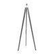 image 3 of ValueLights Jackson Grey Wooden Tripod Floor Lamp Base