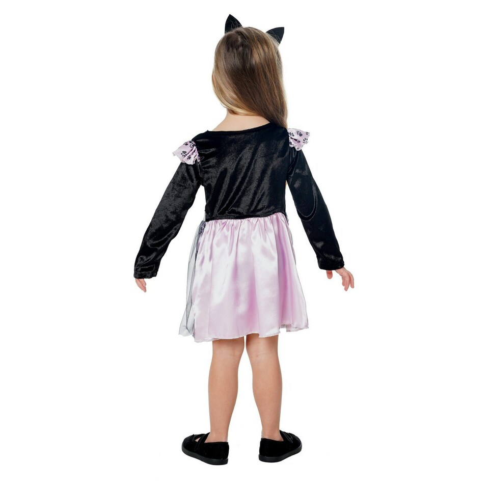 image 1 of Bristol Novelty Toddler Cat Costume Set - Black/Purple - 4 Years 4